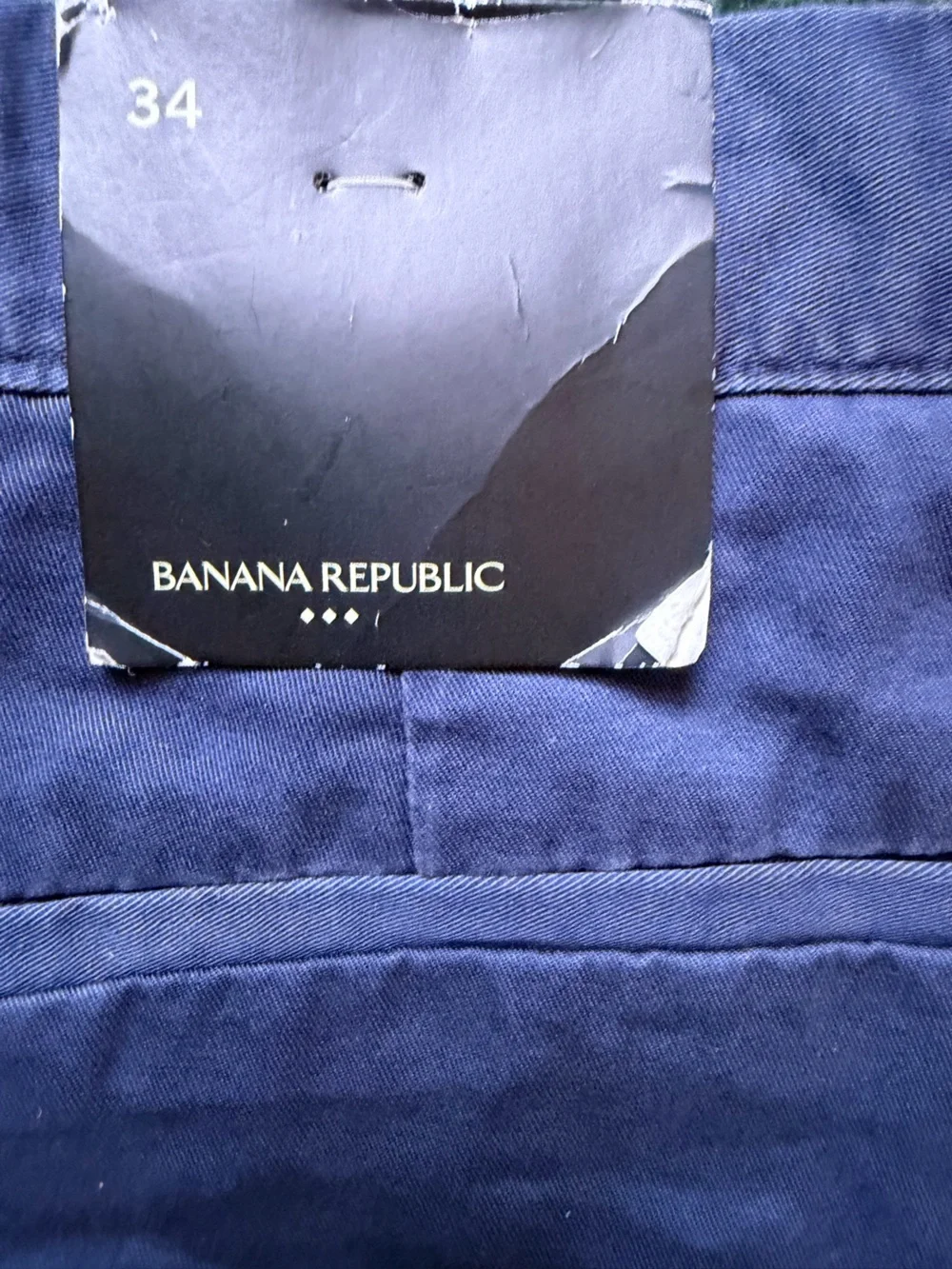 Banana Republic Blue Casual Chino Shorts 100% Cotton Summer Beach NWT